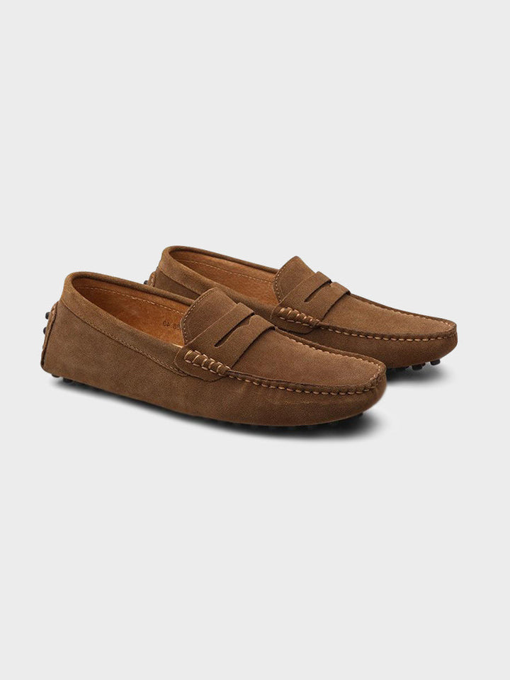 Adrian | Men’s Penny Loafers in a Textured Finish