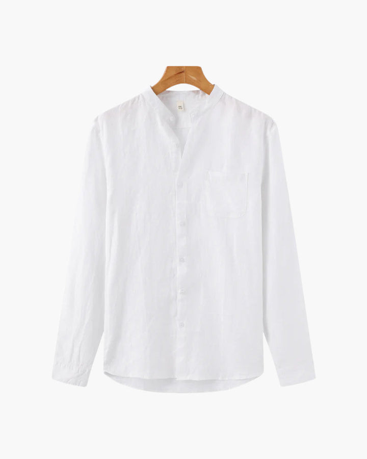 Emmett | Men’s Long-Sleeve Button-Up Shirt with Chest Pocket