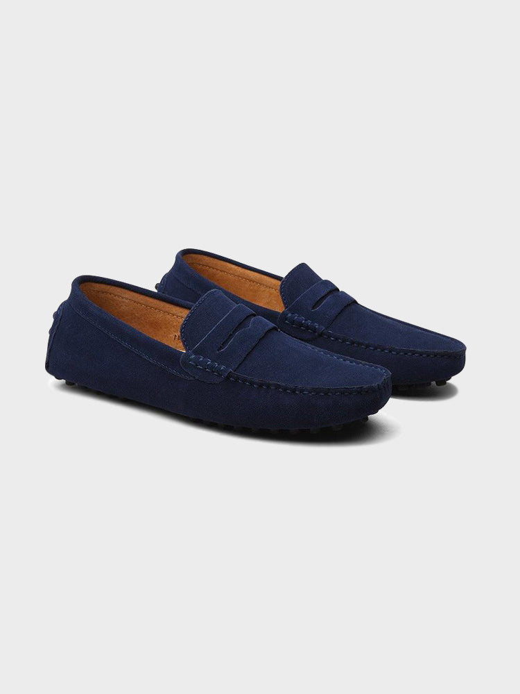 Adrian | Men’s Penny Loafers in a Textured Finish